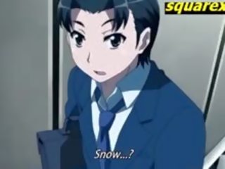 Pulot snow-teen anime Mainit pakikipagtalik at cuming