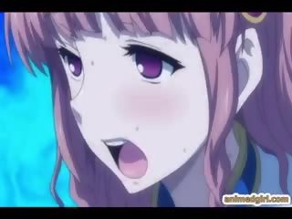 Armas jaapani anime tüdruk gangbang ja näkku purskamine sperma