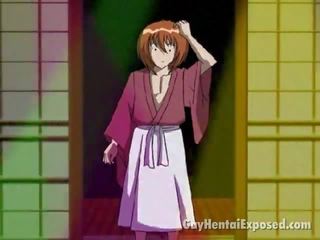 Kaakit-akit anime bakla exposing kaniya kaakit-akit katawan